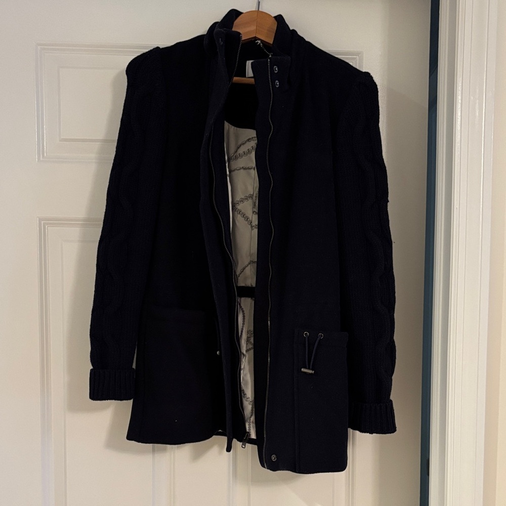 Gorgeous, navy blue wool jacket XS